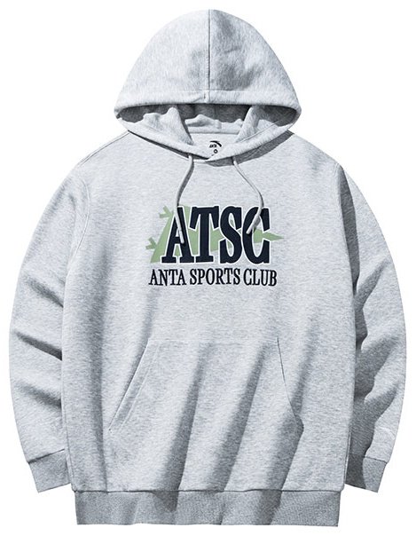 Толстовка Anta 852438703-2 серые M 48-50