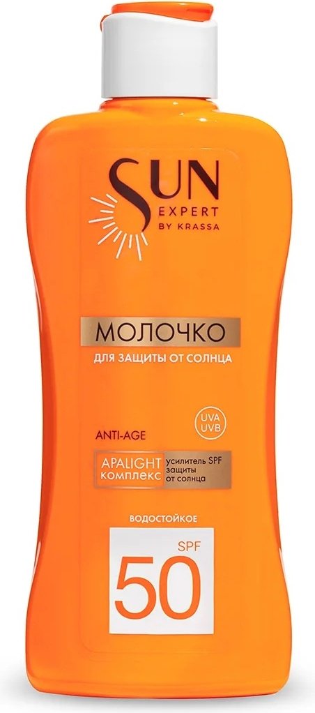 KRASSA Sun Expert SPF50 молочко для тела 180 мл купить,NaN