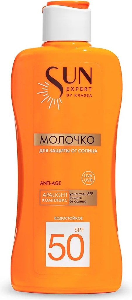 KRASSA Sun Expert SPF50 молочко для тела 180 мл купить,NaN