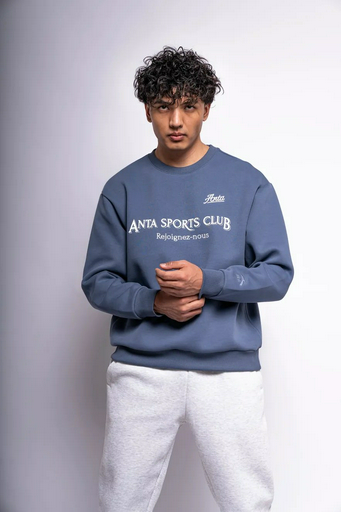 Свитшот Anta 852418732-2 синие XL 52-54