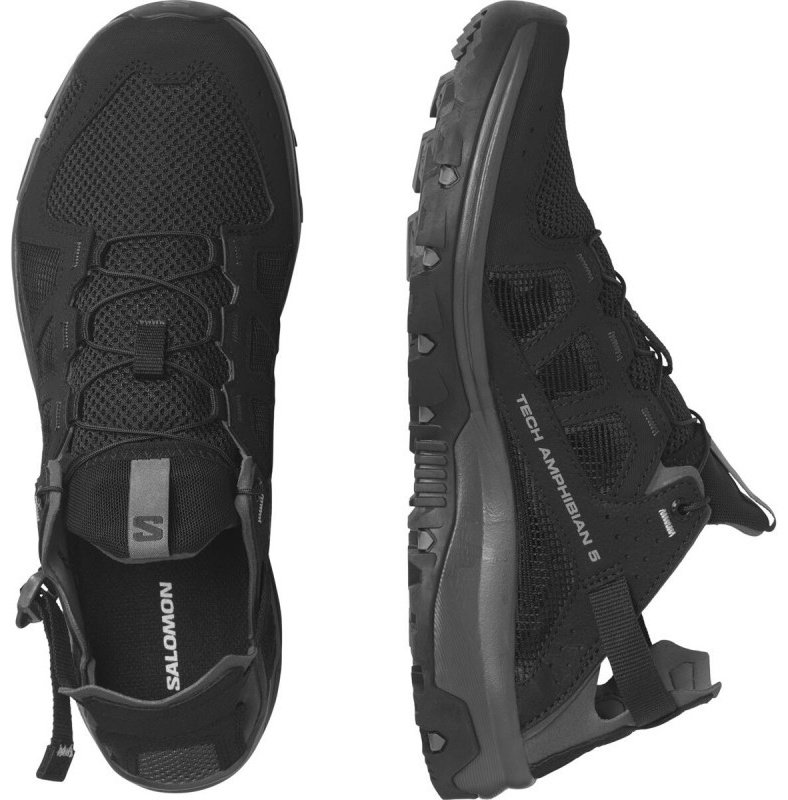 Кроссовки Salomon Techamphibian 5 черный купить,NaN