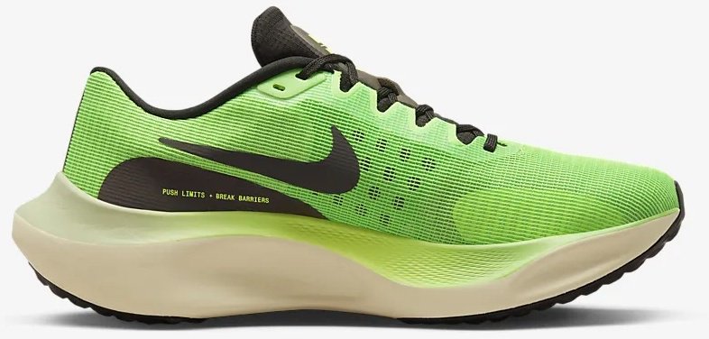 Кроссовки Nike ZOOM FLY 5 зеленый купить,NaN