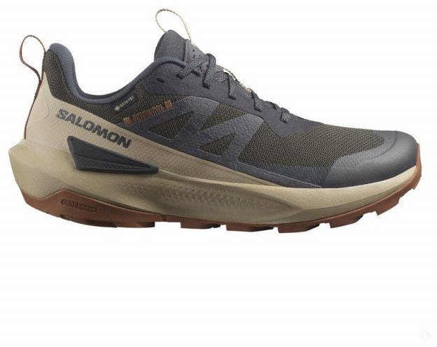 Кроссовки Salomon SHOES ELIXIR ACTIV GTX бежевый, синий купить,NaN