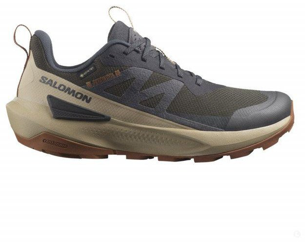 Кроссовки Salomon SHOES ELIXIR ACTIV GTX бежевый, синий купить,NaN