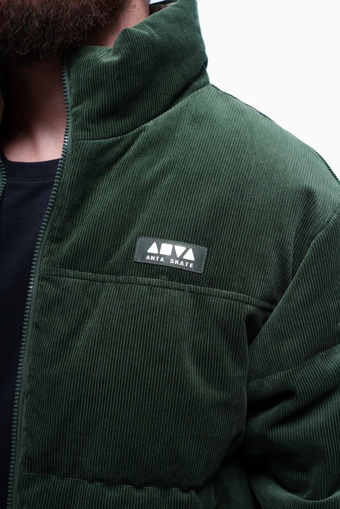 Пуховик Anta 872448905-1 зеленые M 48-50 купить,NaN