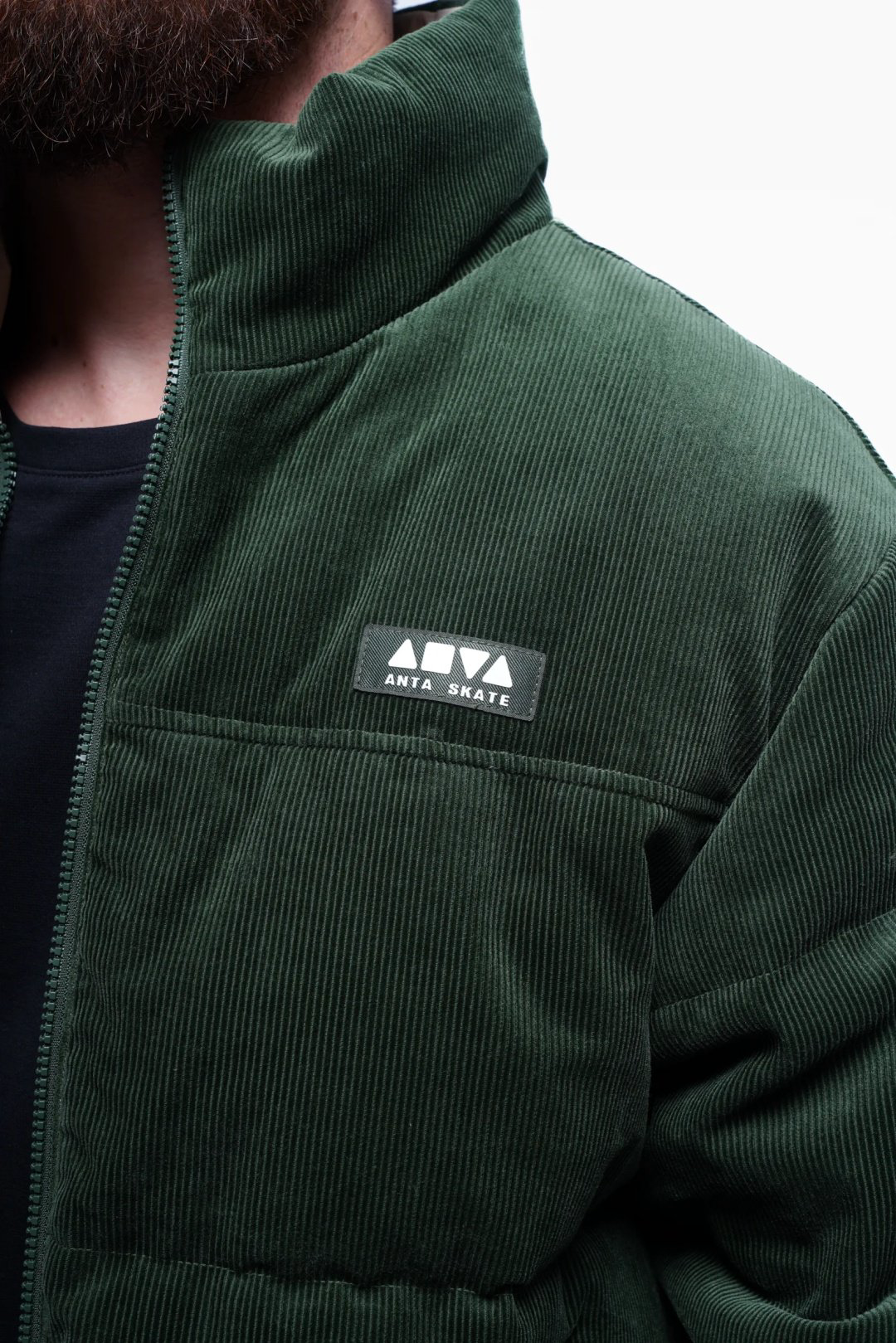 Пуховик Anta 872448905-1 зеленые M 48-50 купить,NaN