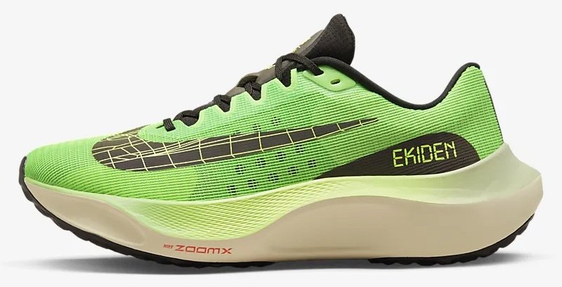 Кроссовки Nike ZOOM FLY 5 зеленый купить,NaN