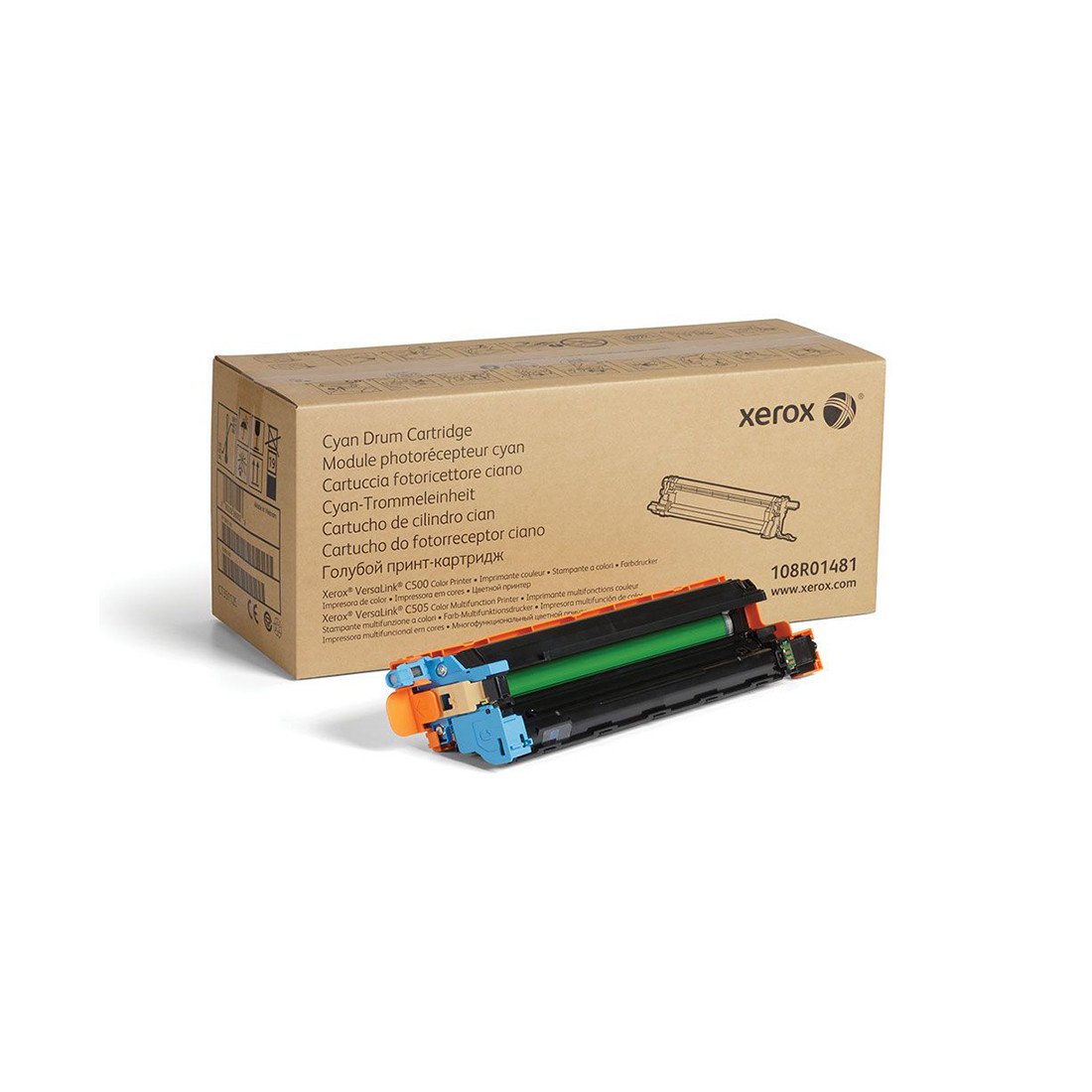Принт-картридж Xerox 108R01481  голубой купить,NaN