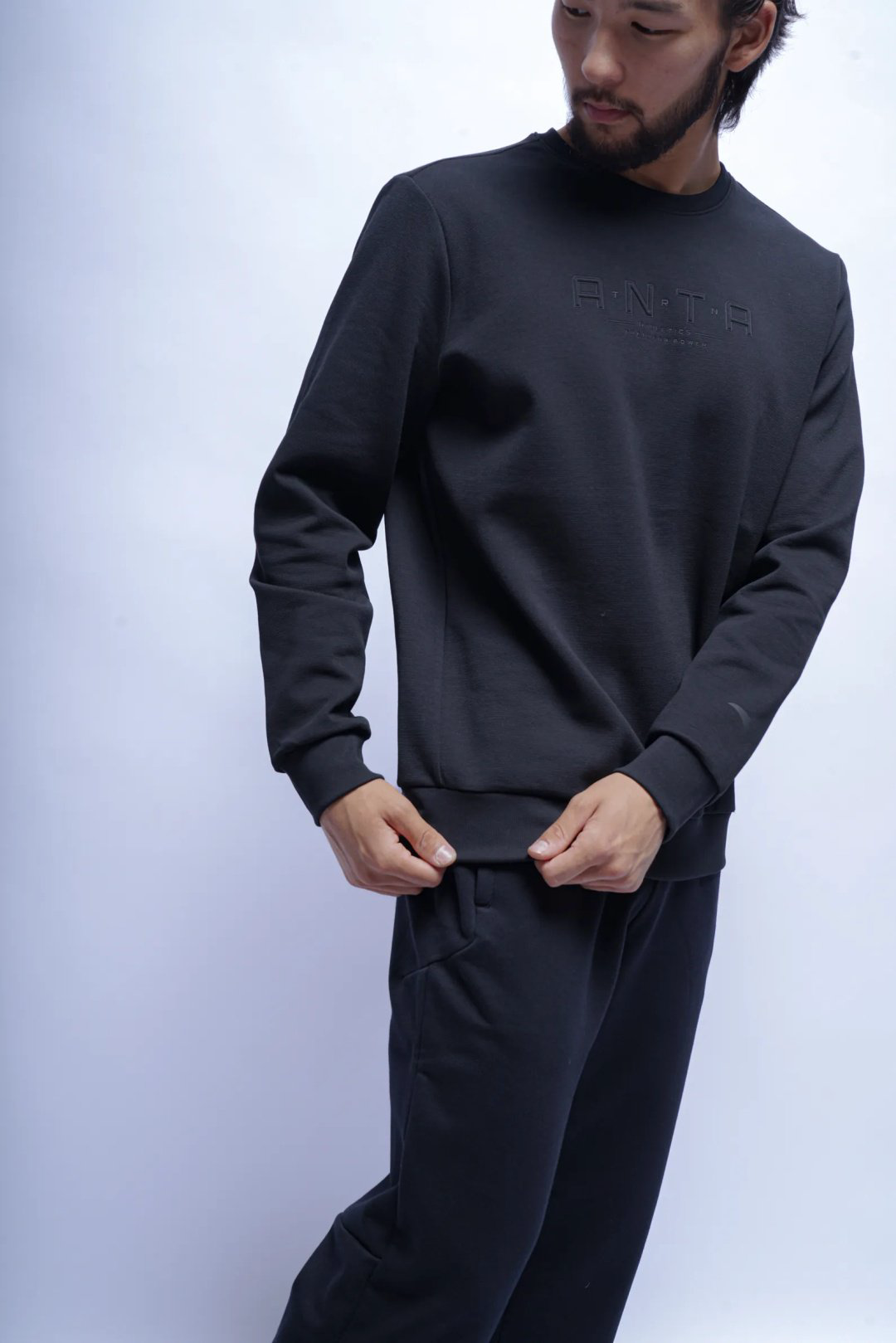 Свитшот Anta 852547720-3 черные XXXL 56-58 купить,NaN