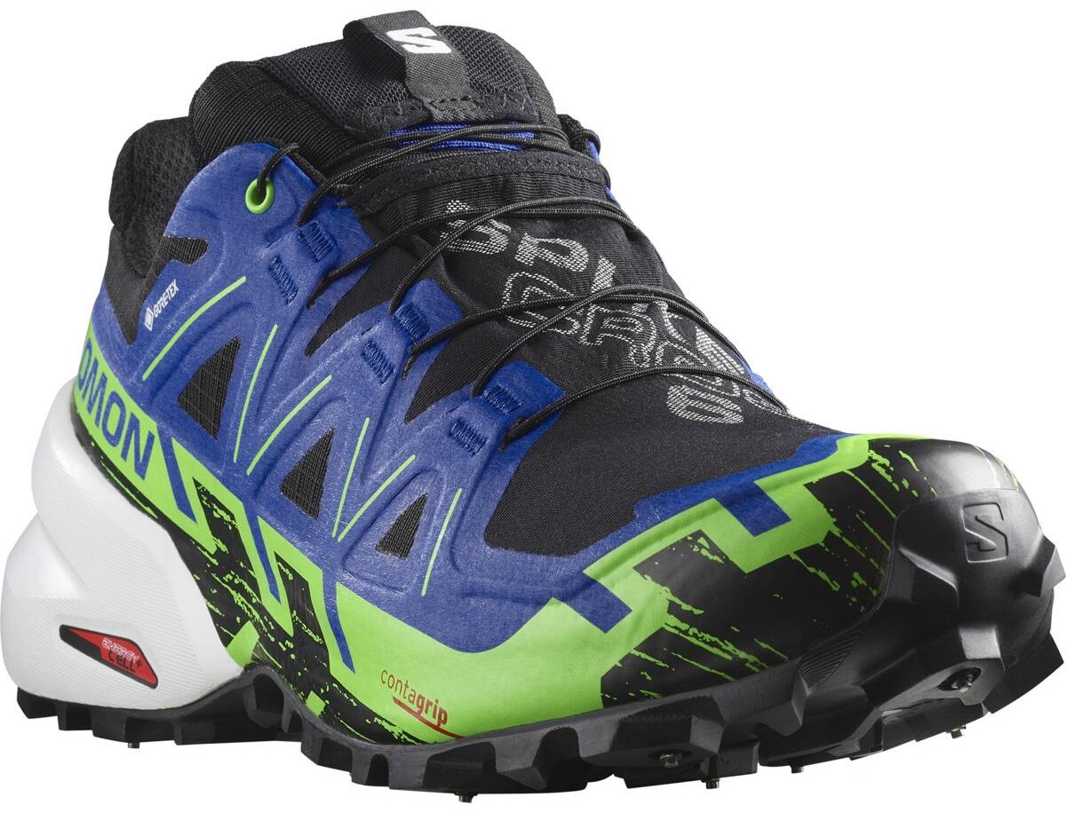 Кроссовки Salomon SPIKECROSS 6 GTX синий купить,NaN