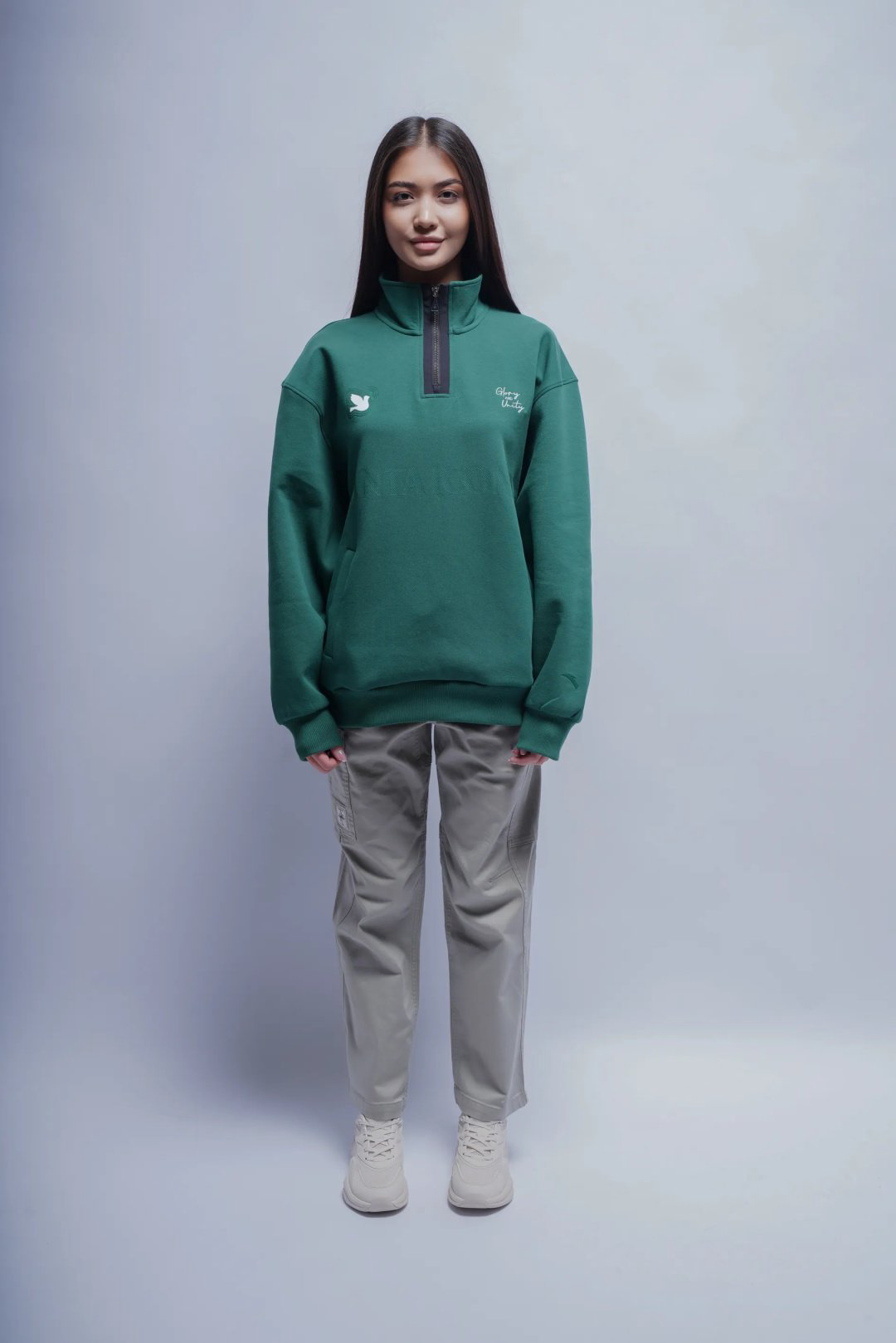 Свитшот Anta 852518722-2 зеленые XXL 54-56 купить,34690