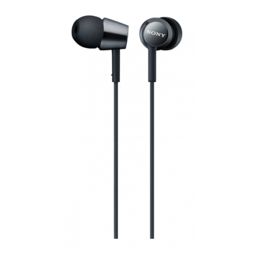 Наушники вставные с микрофоном Sony MDREX150AP черные купить,NaN