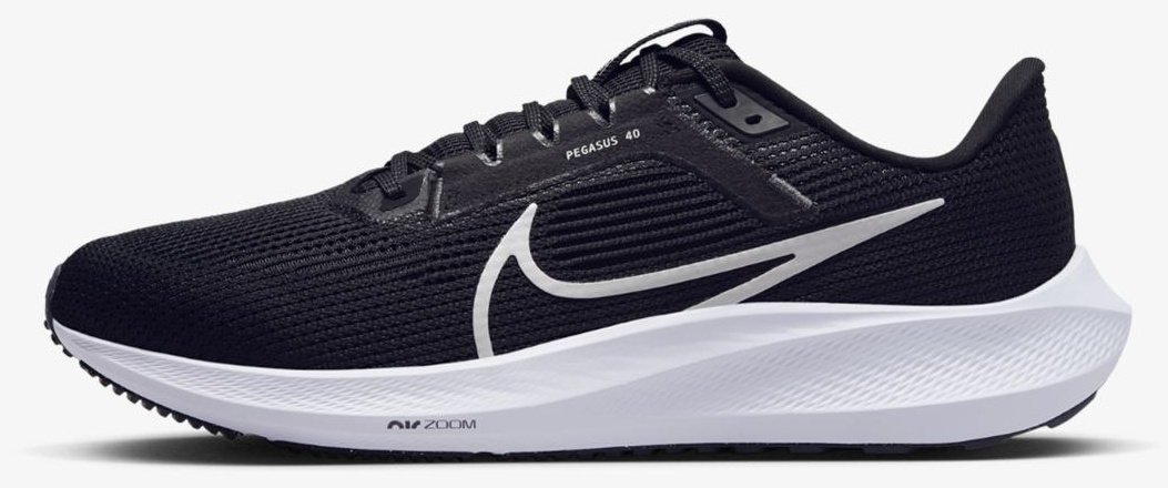 Кроссовки Nike Air Zoom Pegasus 40 черный, белый купить,NaN