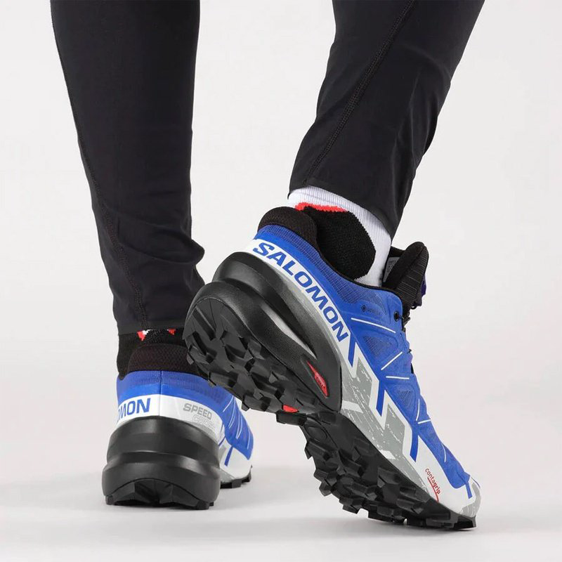 Кроссовки Salomon Speedcross 6 GTX синий купить,NaN