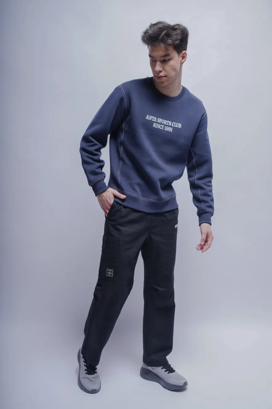 Свитшот Anta 852518710-3 синие XXL 54-56 купить,18490