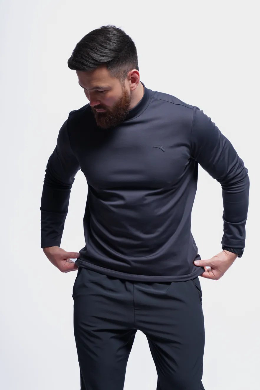 Лонгслив Anta 852447409-2 черные XXL 54-56 купить,NaN