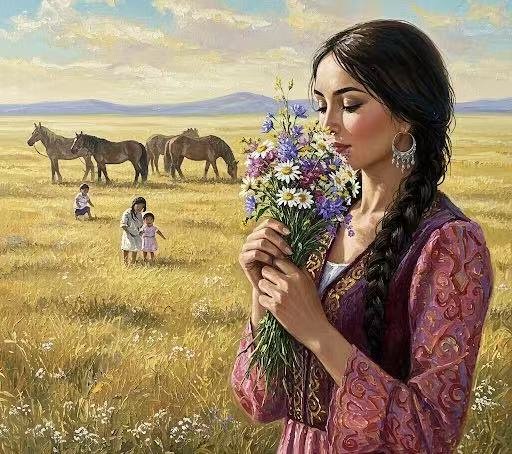 BLESS HOUSE Алмазная мозайка Покой степного простора, 50*40
