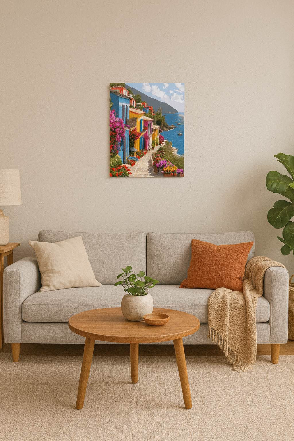 BLESS HOUSE Картина по номерам Позитано, Италия 50*40 купить,NaN