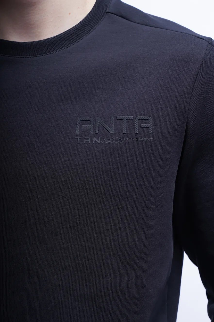 Свитшот Anta 852517727-3 черные S 46-48