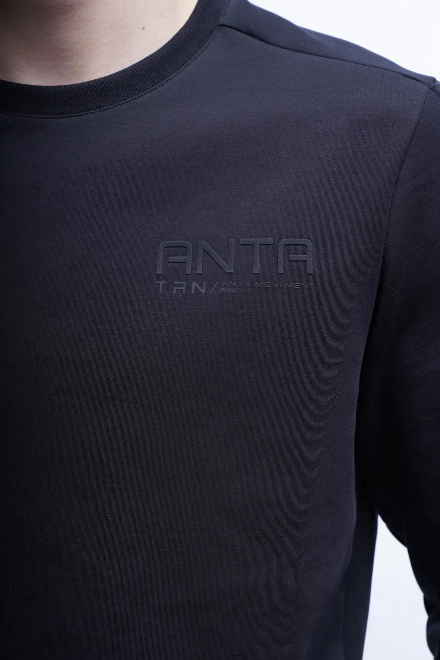 Свитшот Anta 852517727-3 черные S 46-48 купить,17490