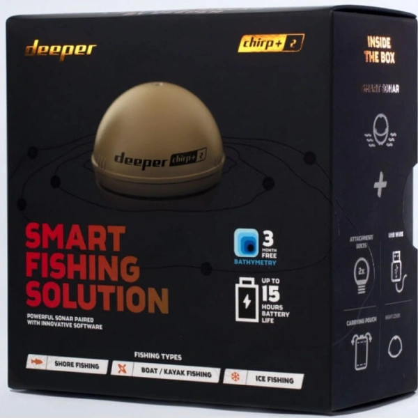 Эхолот Deeper Chirp Smart Sonar+ 2.0 DP4H10S10 купить,NaN