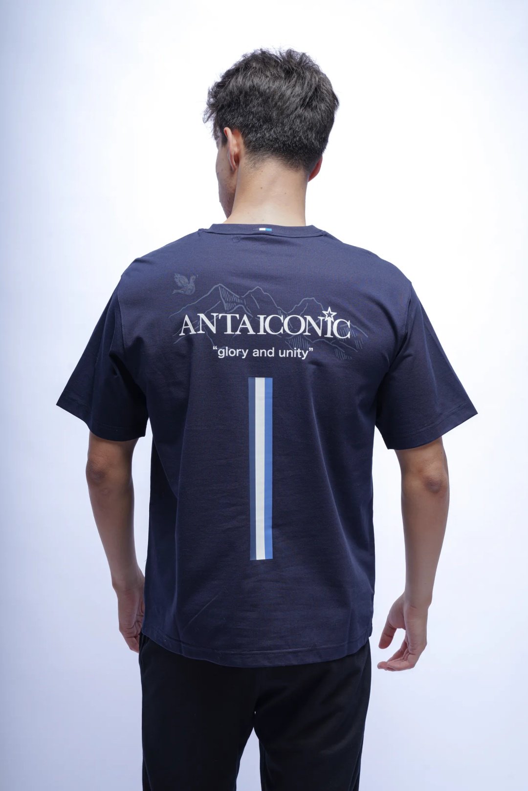 Футболка Anta 852538114-2 темно-синие XL 52-54 купить,NaN