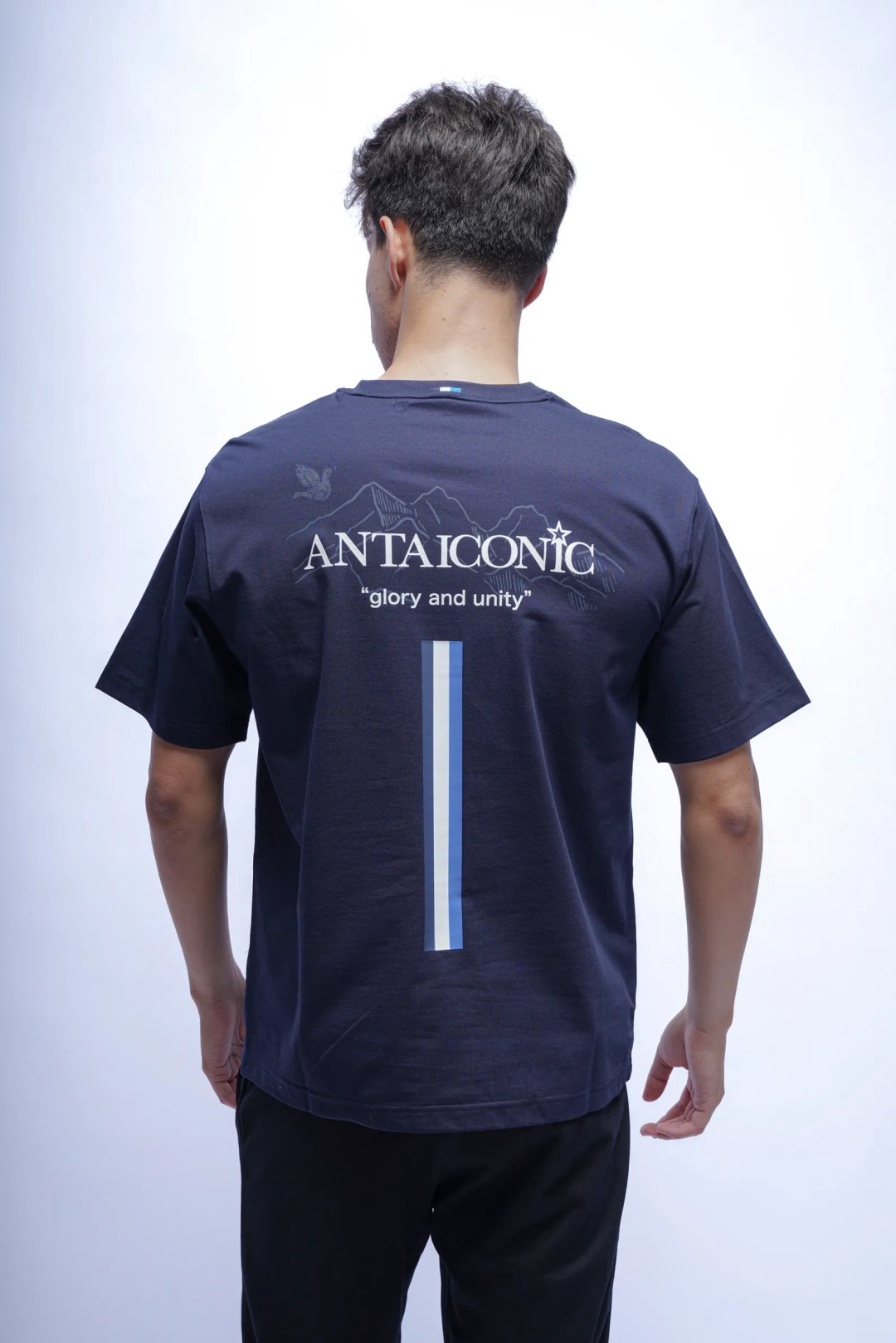 Футболка Anta 852538114-2 темно-синие XL 52-54 купить,NaN