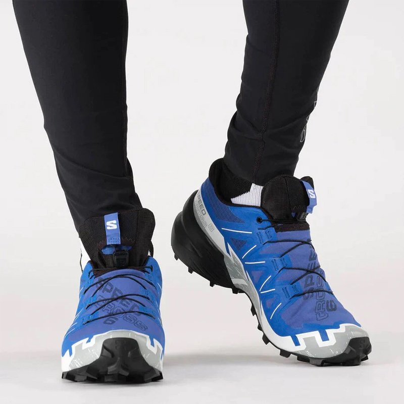 Кроссовки Salomon Speedcross 6 GTX синий купить,NaN