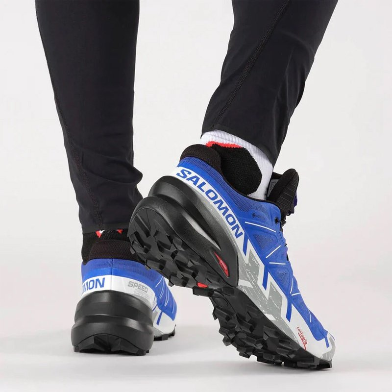 Кроссовки Salomon Speedcross 6 GTX синий купить,NaN