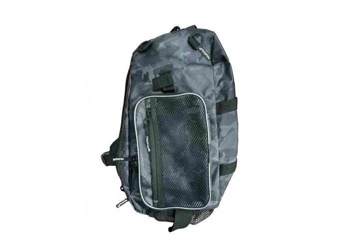 Сумка-рюкзак рыболовный Yaman Sling Shoulder Bag Y-SSB-01 серый камуфляж