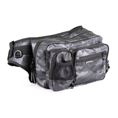 Сумка рыболовная Yaman Fishing Hip Bag Y-FHB-01 серый камуфляж
