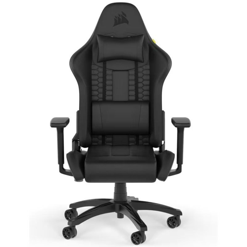 Кресло игровое Corsair TC100 Relaxed Leatherette черное купить,NaN