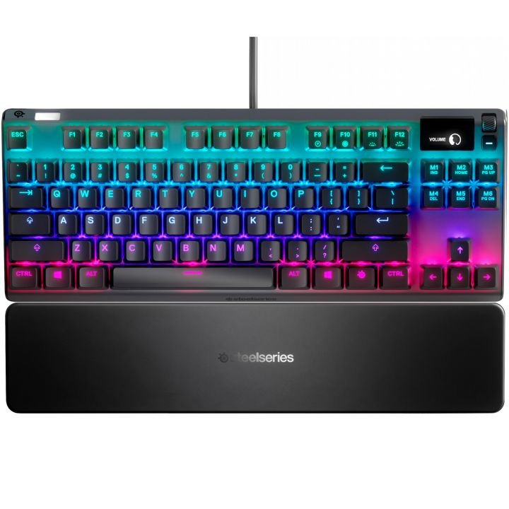 Клавиатура SteelSeries Apex 7 RGB QX2 Blue черная