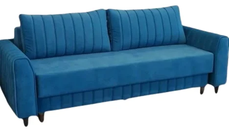 Диван Bearmebel Рим 2.4 м синий купить,NaN