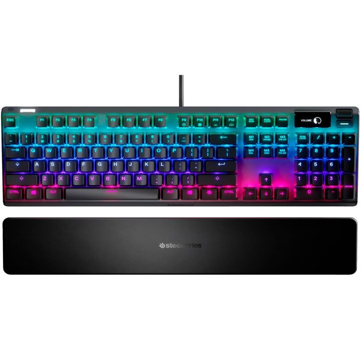 Клавиатура SteelSeries Apex 7 RGB QX2 Brown черная - ForteMarket Клавиатура SteelSeries Apex 7 RGB QX2 Brown черная купить,0