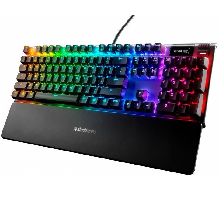 Клавиатура SteelSeries Apex 7 RGB QX2 Brown черная - ForteMarket Клавиатура SteelSeries Apex 7 RGB QX2 Brown черная купить,0