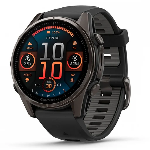 Смарт часы Garmin Fenix 8 010-02904-00 47mm Black
