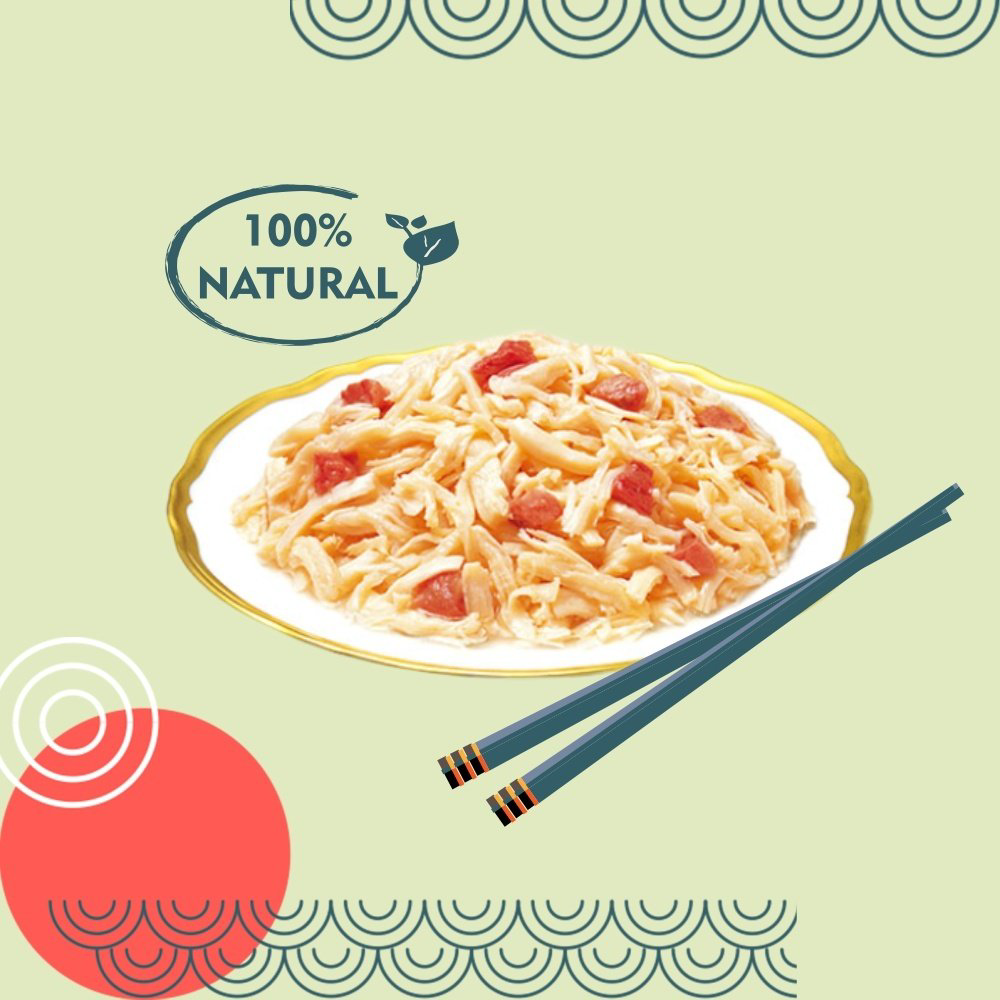 Корм INABA Teishibo Куриное филе с куриной печенью в желе 80 г 1 шт купить,900