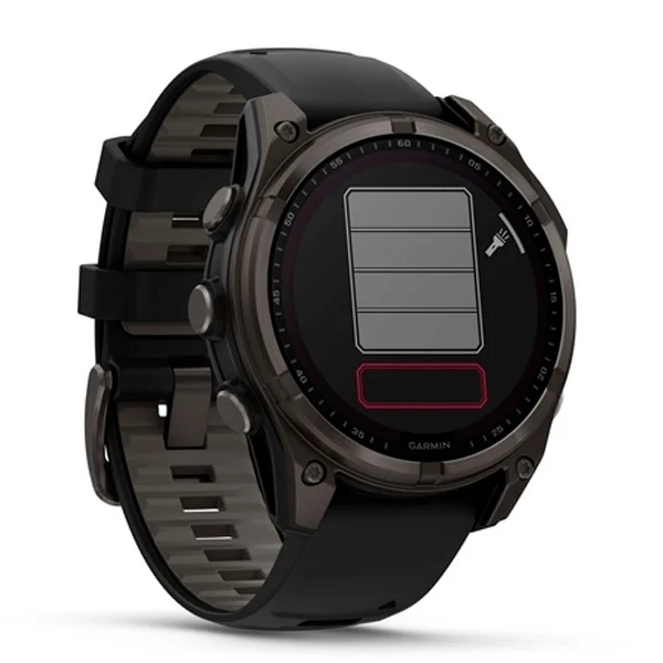 Смарт часы Garmin Fenix 8 010-02906-11 47mm Sapphire Carbon Gray DLC Titanium with Black купить,0