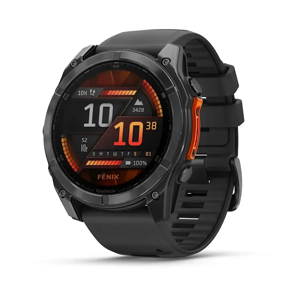 Смарт-часы Garmin Fenix 8X 010-02905-00 51mm Slate Gray with Black Silicone Band