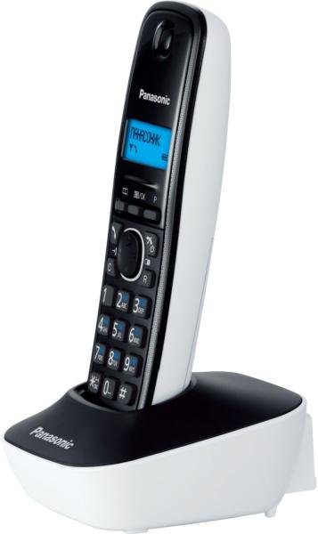 Радиотелефон Panasonic KX-TG1611 RUW черный-белый купить,NaN