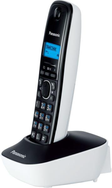 Радиотелефон Panasonic KX-TG1611 RUW черный-белый купить,NaN
