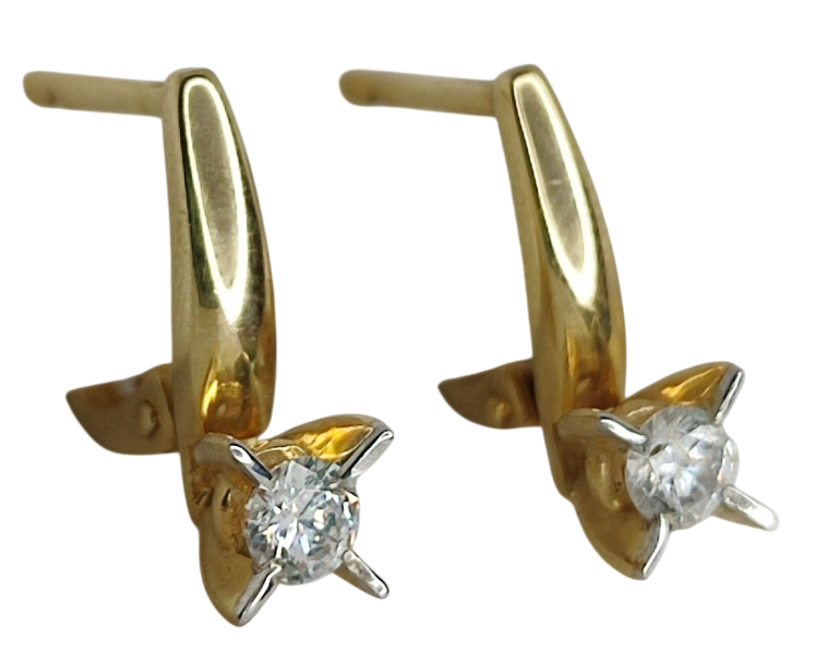 Серьги Crystal СЛ-1224 золото 3.07гр купить,NaN