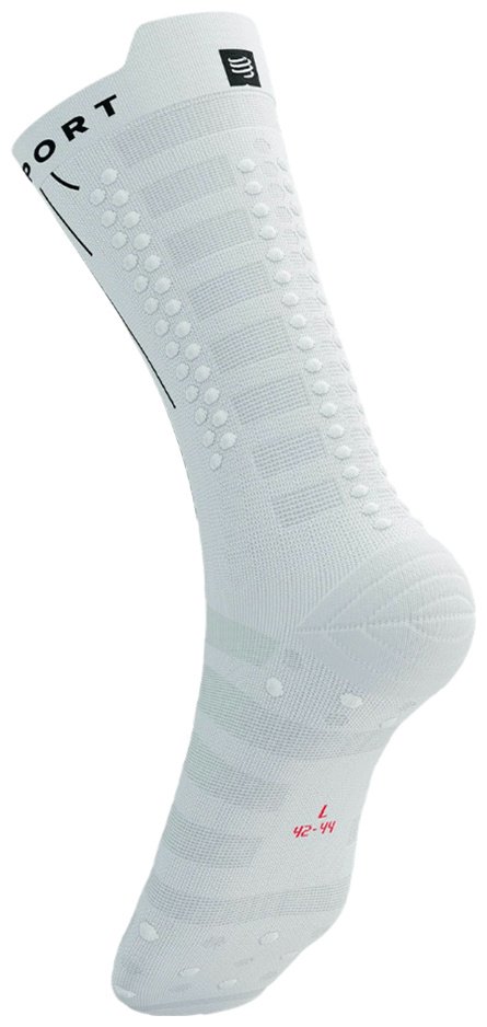 Носки Compressport 1 пара белый T4 (45-47)