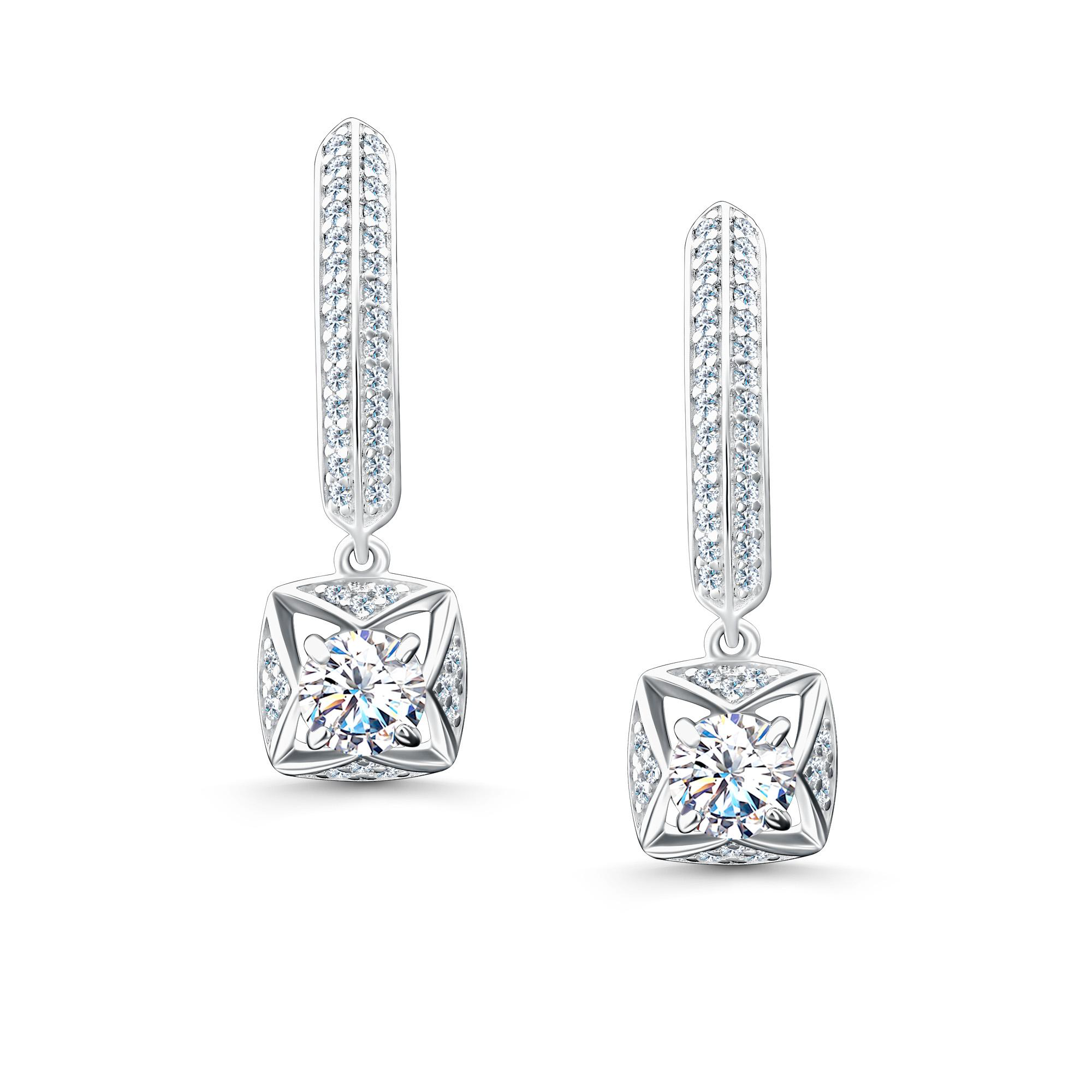 Серьги Алькор 02-5189_000М-00 серебро 3.81гр купить,54200