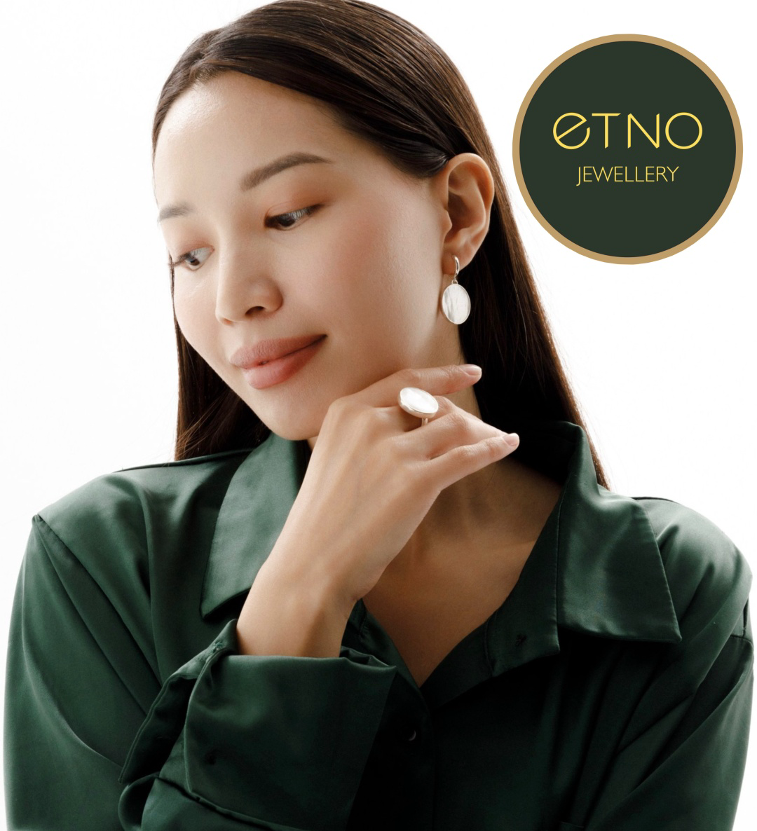 Серьги Etno K0102-2 серебро 5.5-6.5гр купить,NaN
