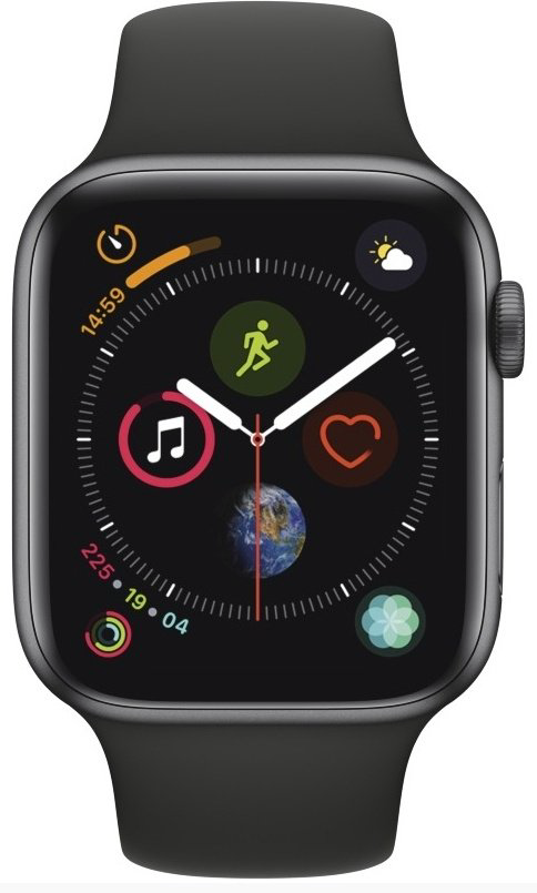 Смарт-часы Apple Watch Series 4 MU6D2GK 44mm Space Gray-Black