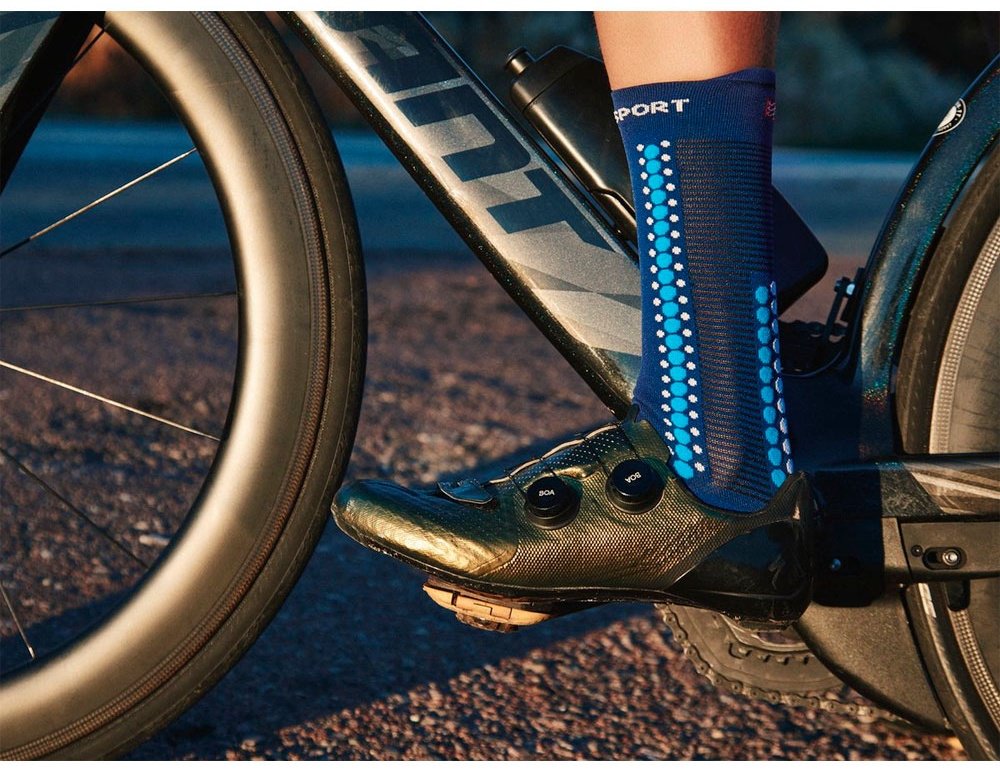 Носки Compressport 1 пара синий T3 купить,NaN