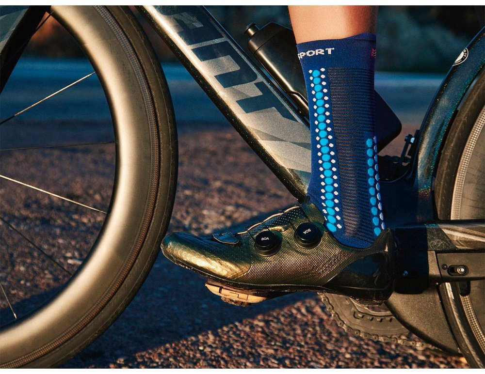 Носки Compressport 1 пара синий T3 купить,NaN