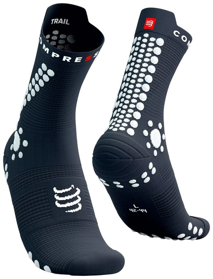 Носки Compressport 1 пара черный, белый T3 (42-44) купить,NaN